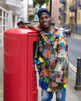 African Patchwork Shirt - Colour Crazy Festival Shirt