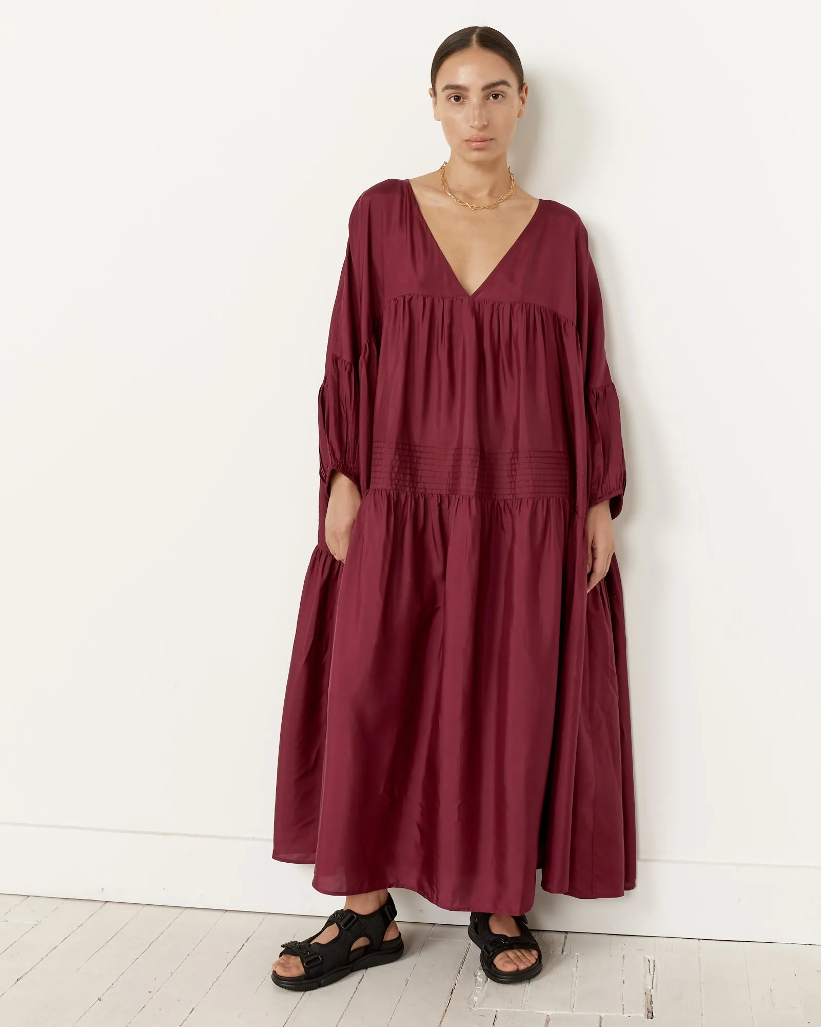 Airi Silk Maxi Dress