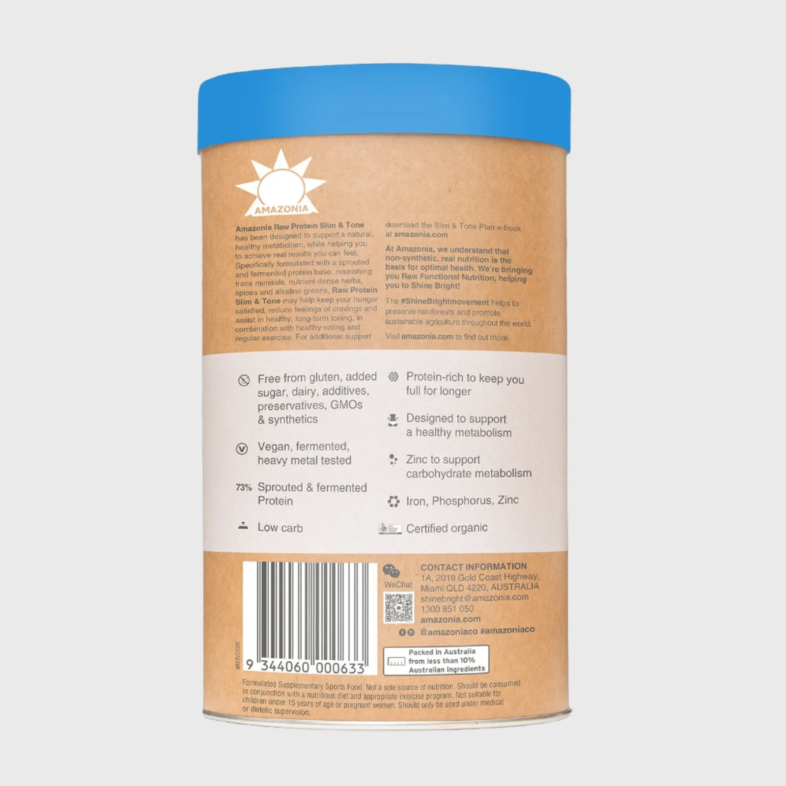 Amazonia - Raw Protein Slim & Tone Vanilla Cinnamon