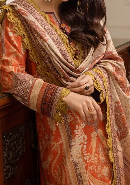 Asim Jofa Aira Pakistani Dress With Winter Shawl