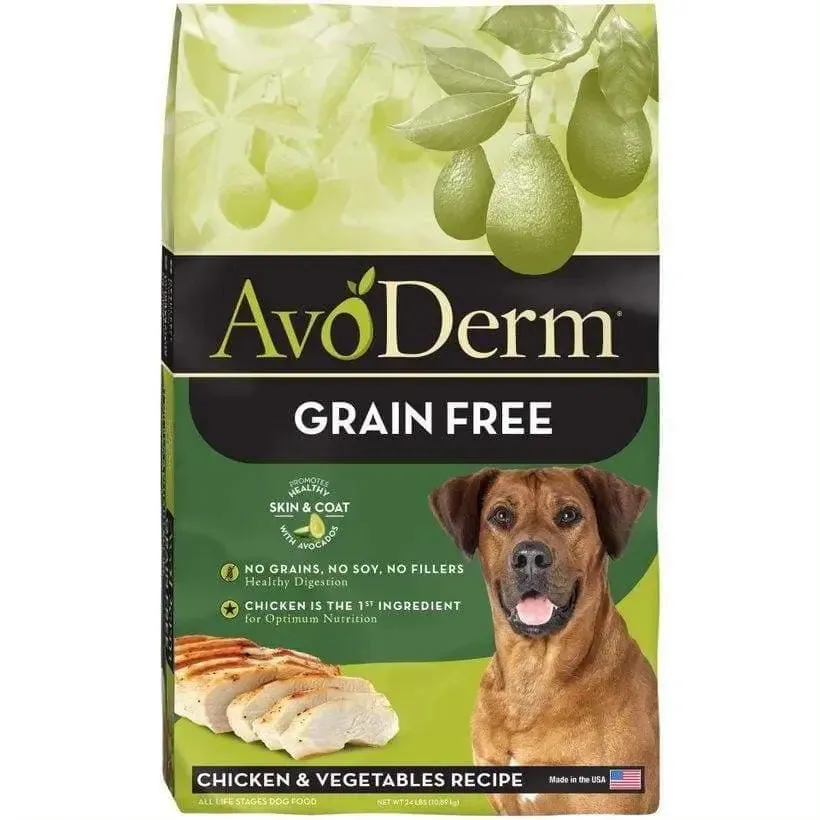 AvoDerm Grain Free Chicken and Vegetables Dry Dog Food