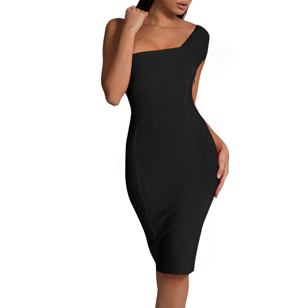 Bad For The Night Bandage Midi Dress