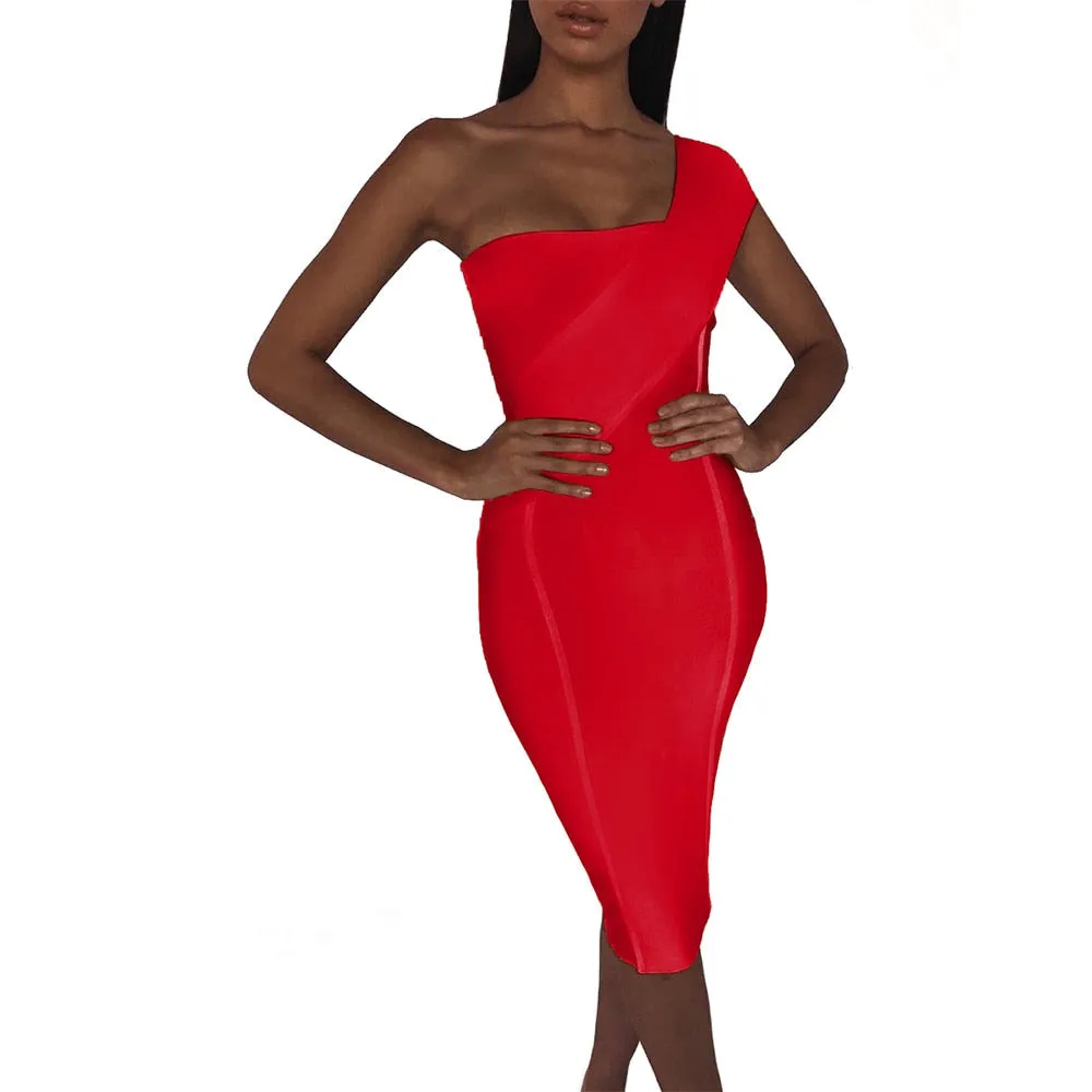 Bad For The Night Bandage Midi Dress