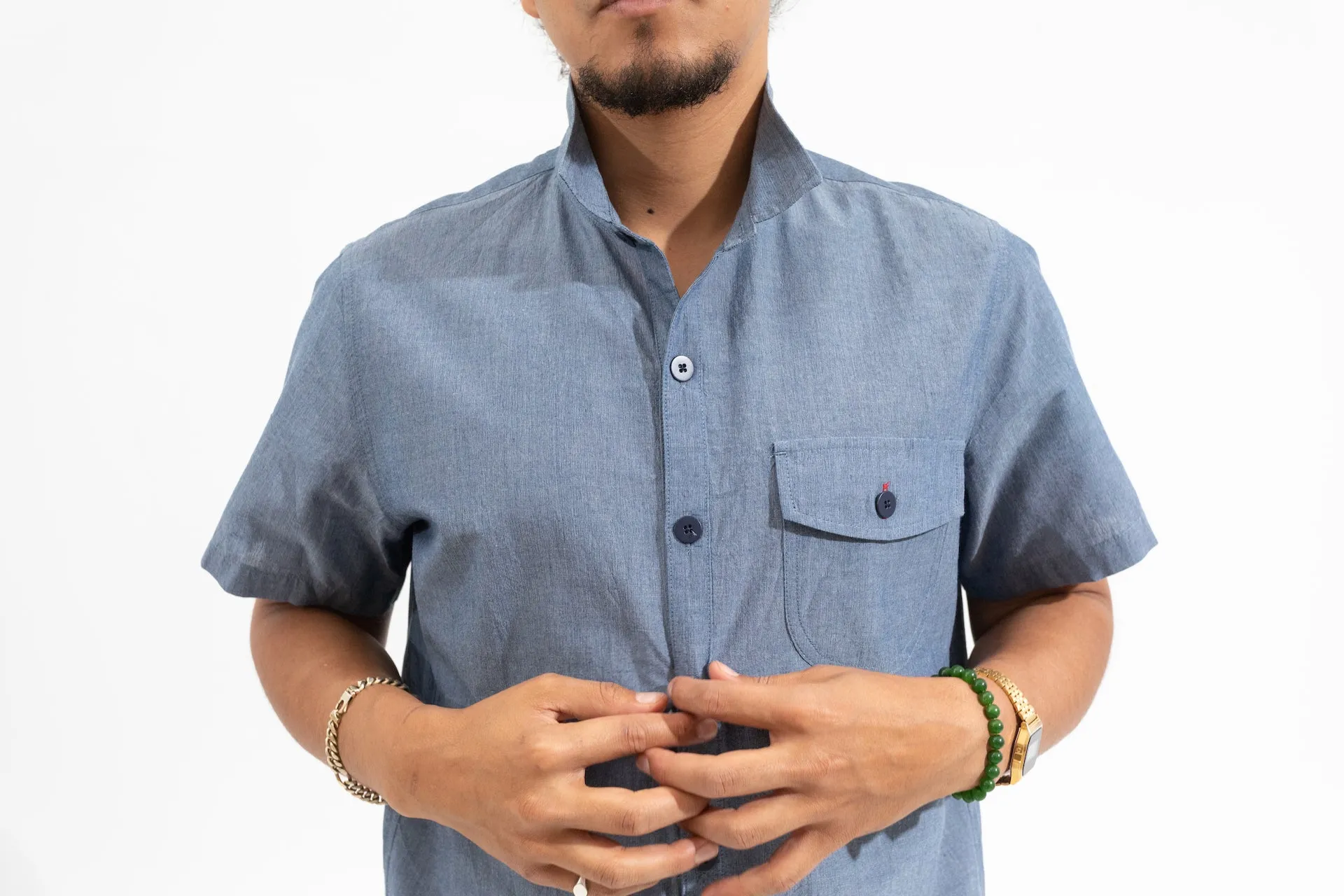 Blue Chambray Kitchen Workshirt