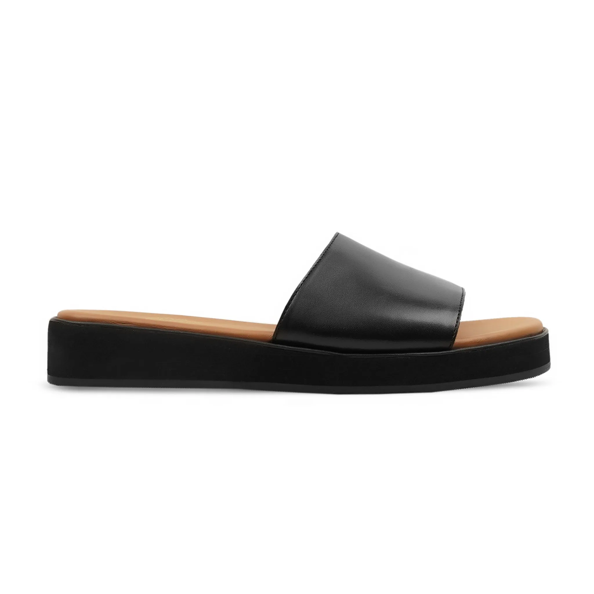 CLOVIS - BLACK SLIPPER