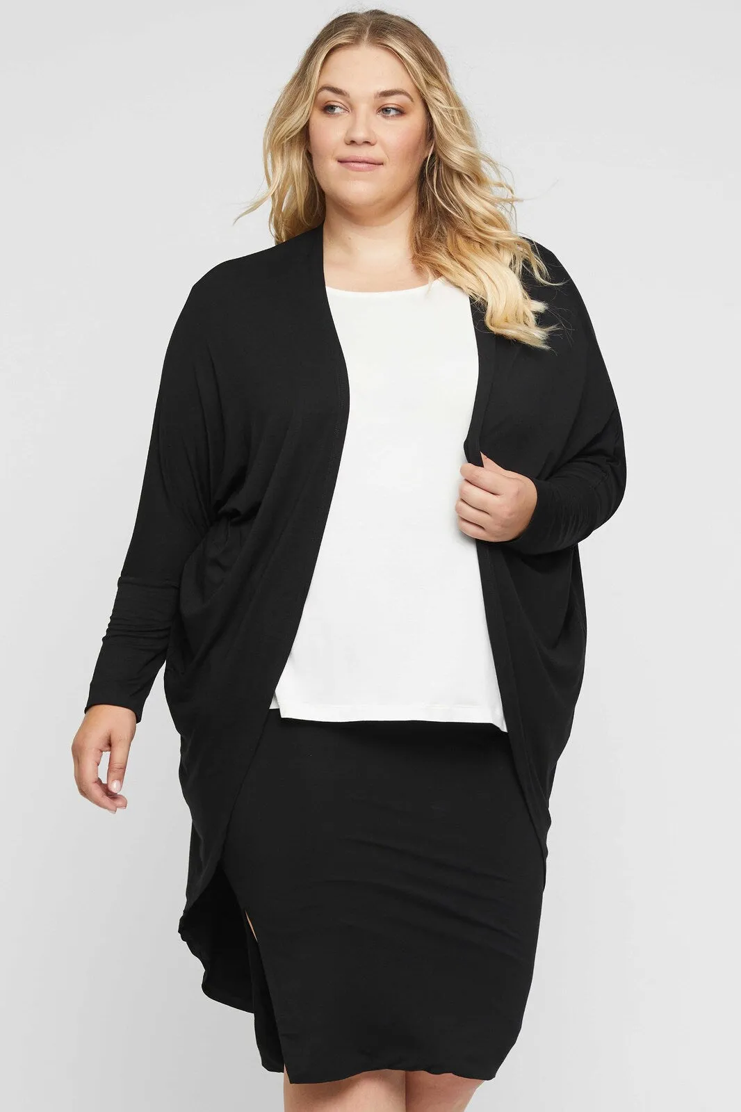 Cocoon Cardigan - Black