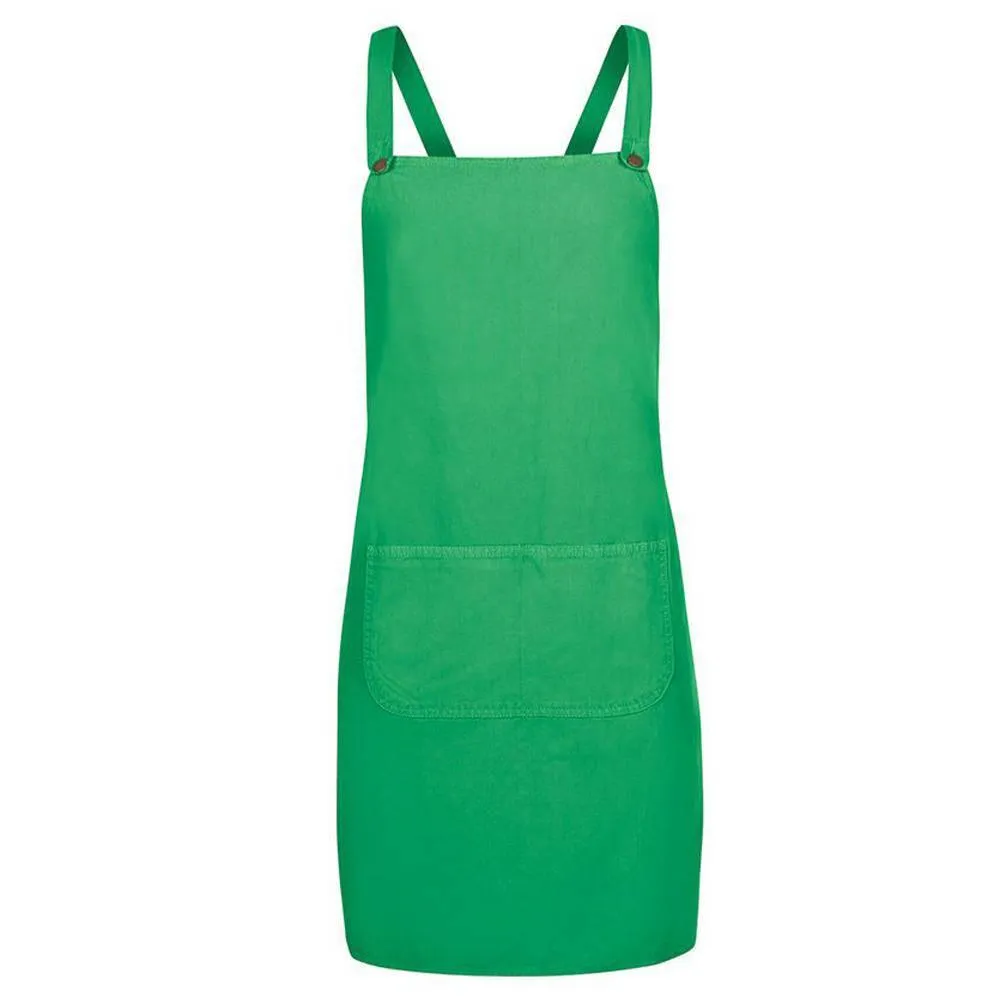 Cross Back Canvas Apron (Without Straps)