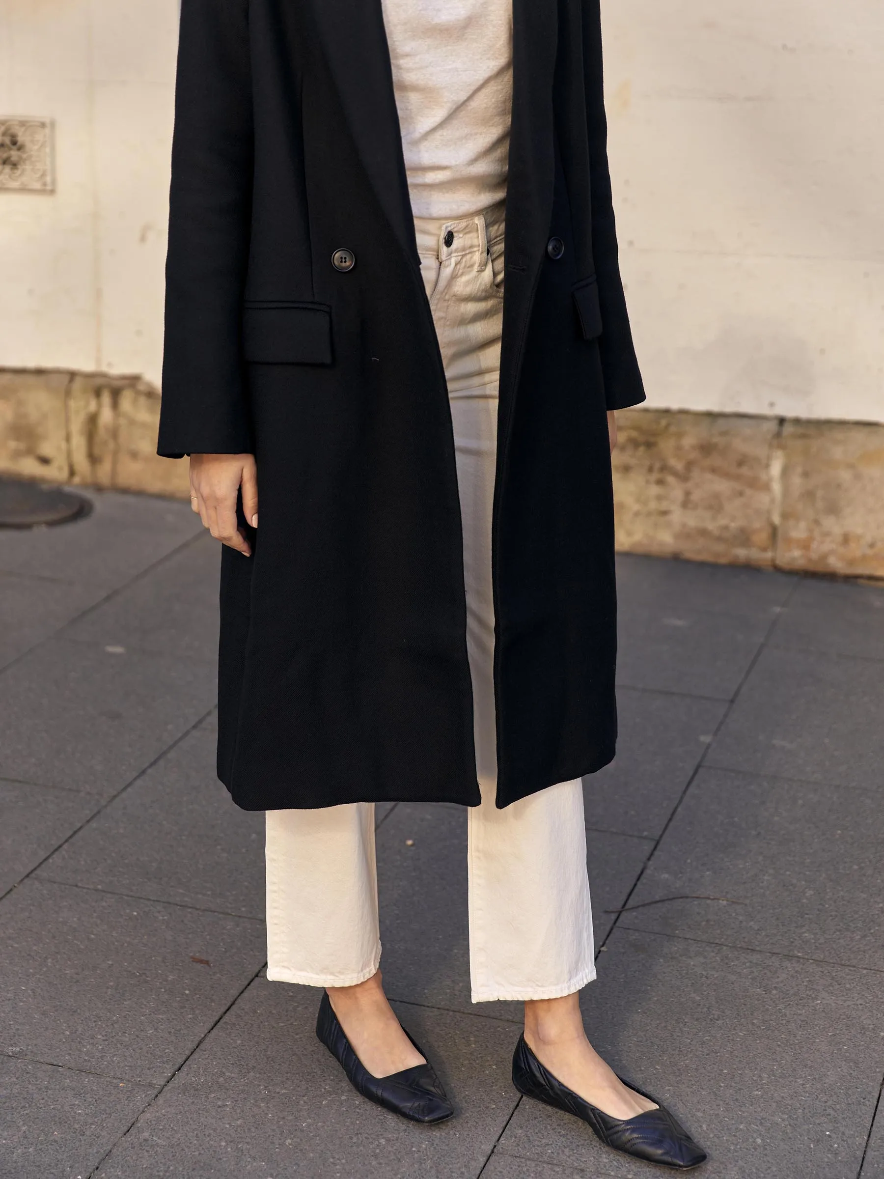 Double Breasted Wool Coat