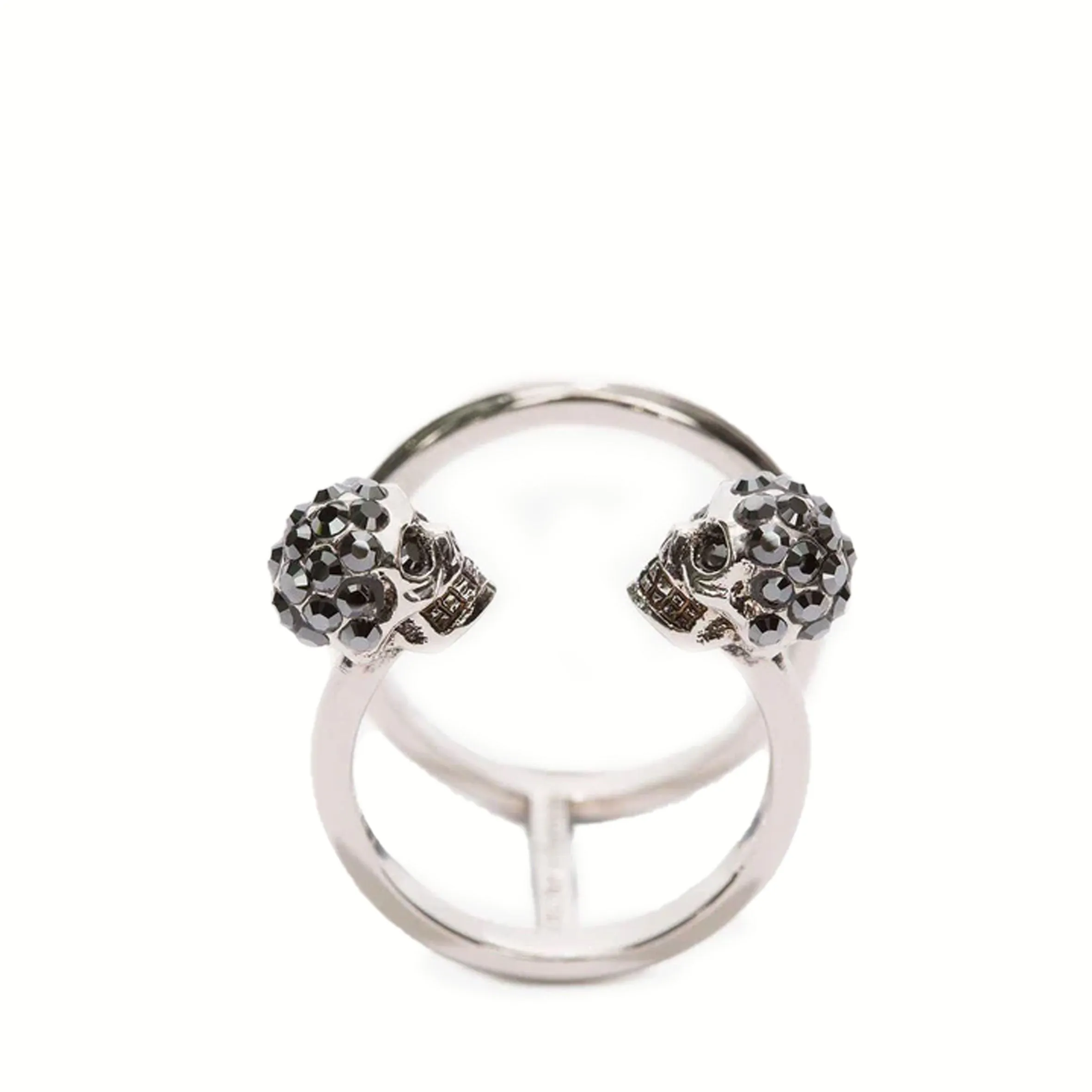 Double Open Twin Ring, Silver