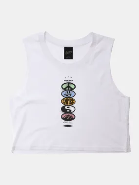 Empire Hippie Flux Icon Tank - White