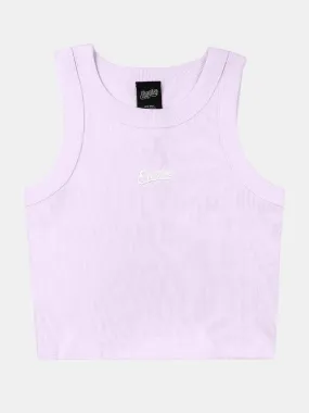 Empire Organic Rib Singlet - Lavender