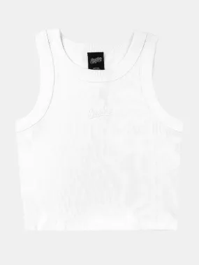 Empire Organic Rib Singlet - White