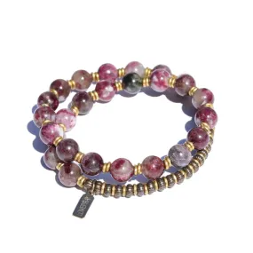 Eudyalite Wrist Mala Bracelet