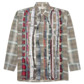 Flannel Shirt Ribbon Reflection Shirt - Assorted