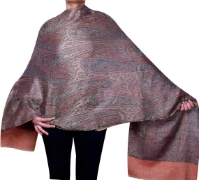 Gift Women's Paisley Wrap Wool Shawl India Clothes (80 x 40 inches)