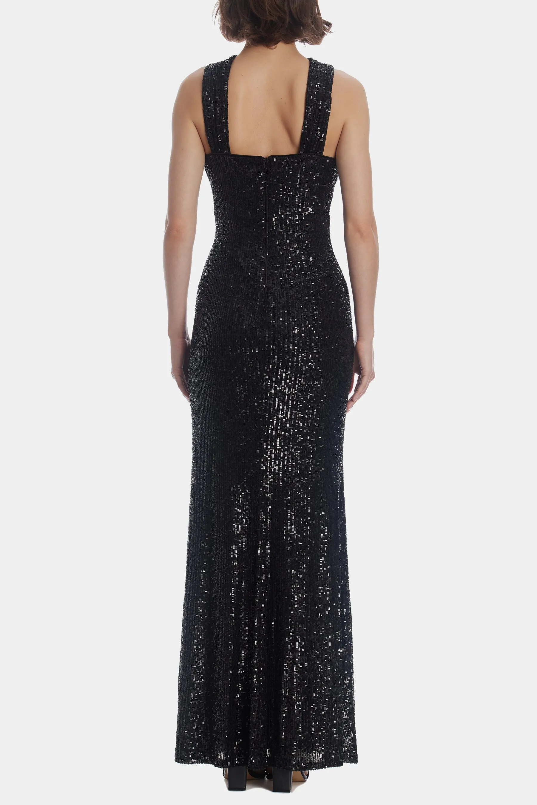 Halter Neck Empire Mermaid Gown