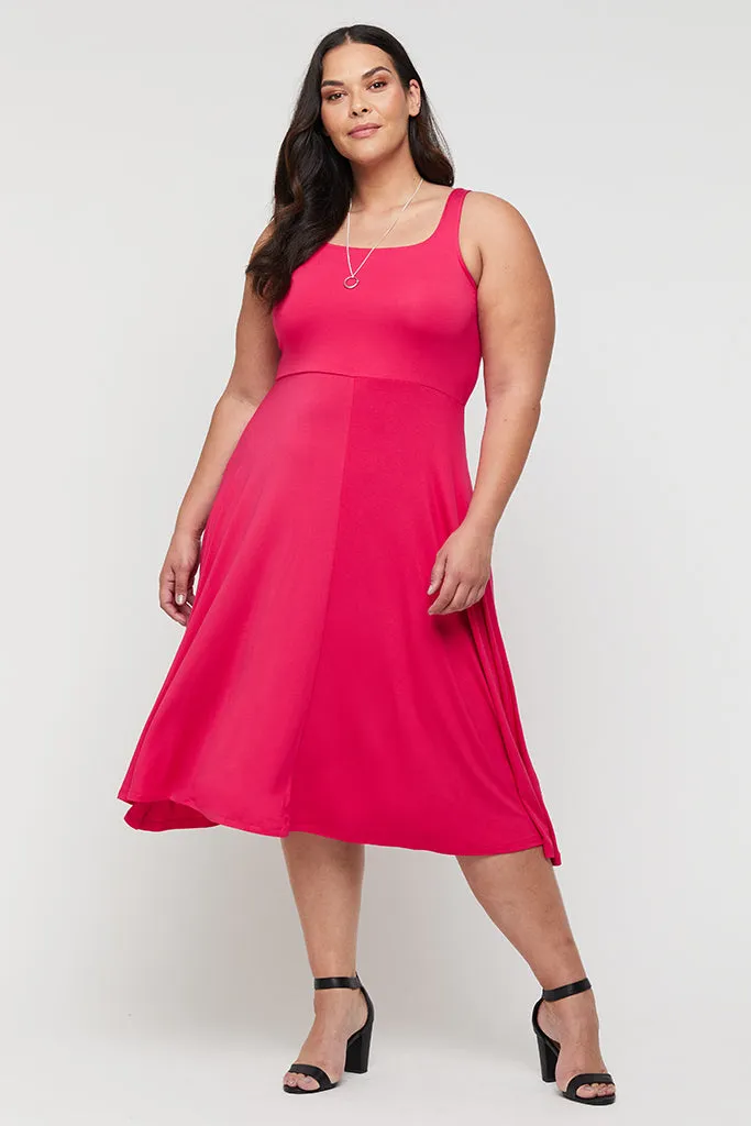 Melanie Dress - Magenta