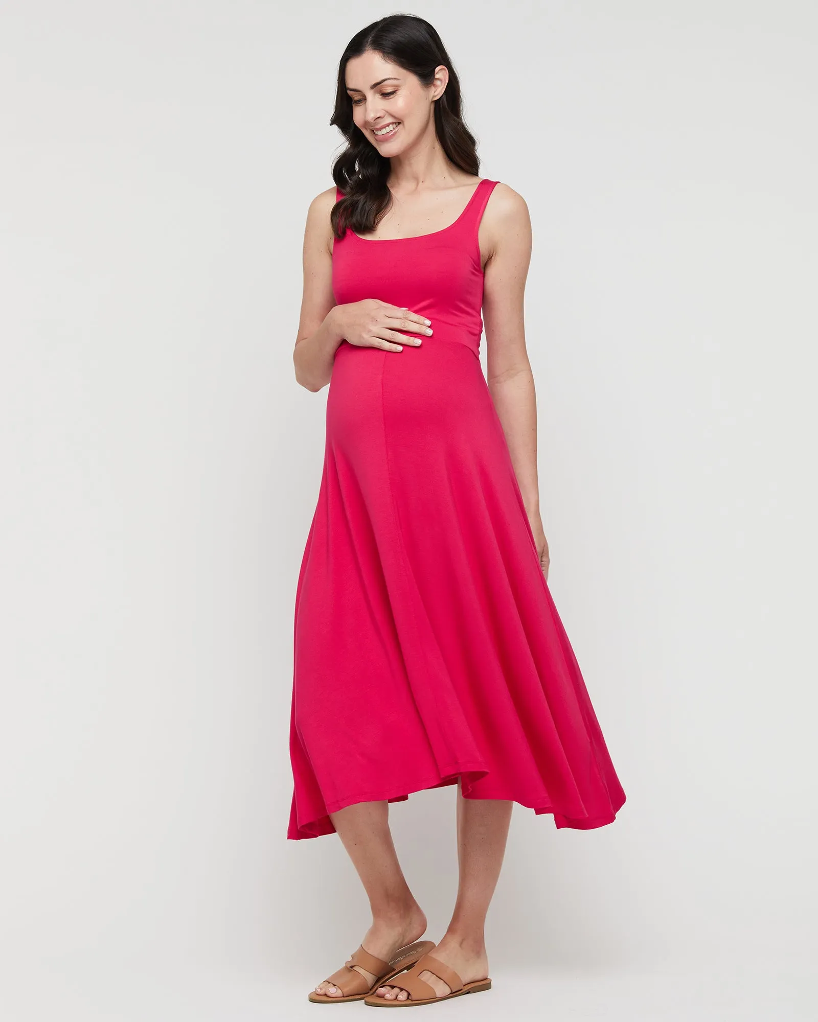 Melanie Dress - Magenta