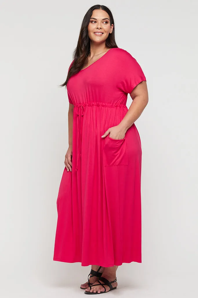 Mila Maxi Dress - Magenta