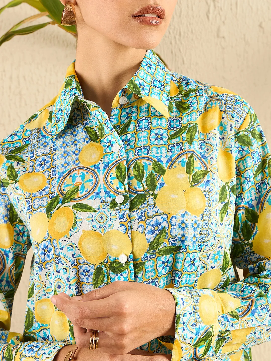 Printed Cotton Shirt