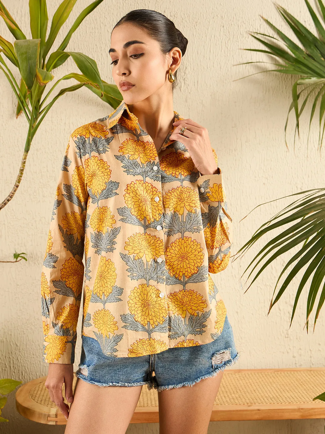 Printed Cotton Shirt