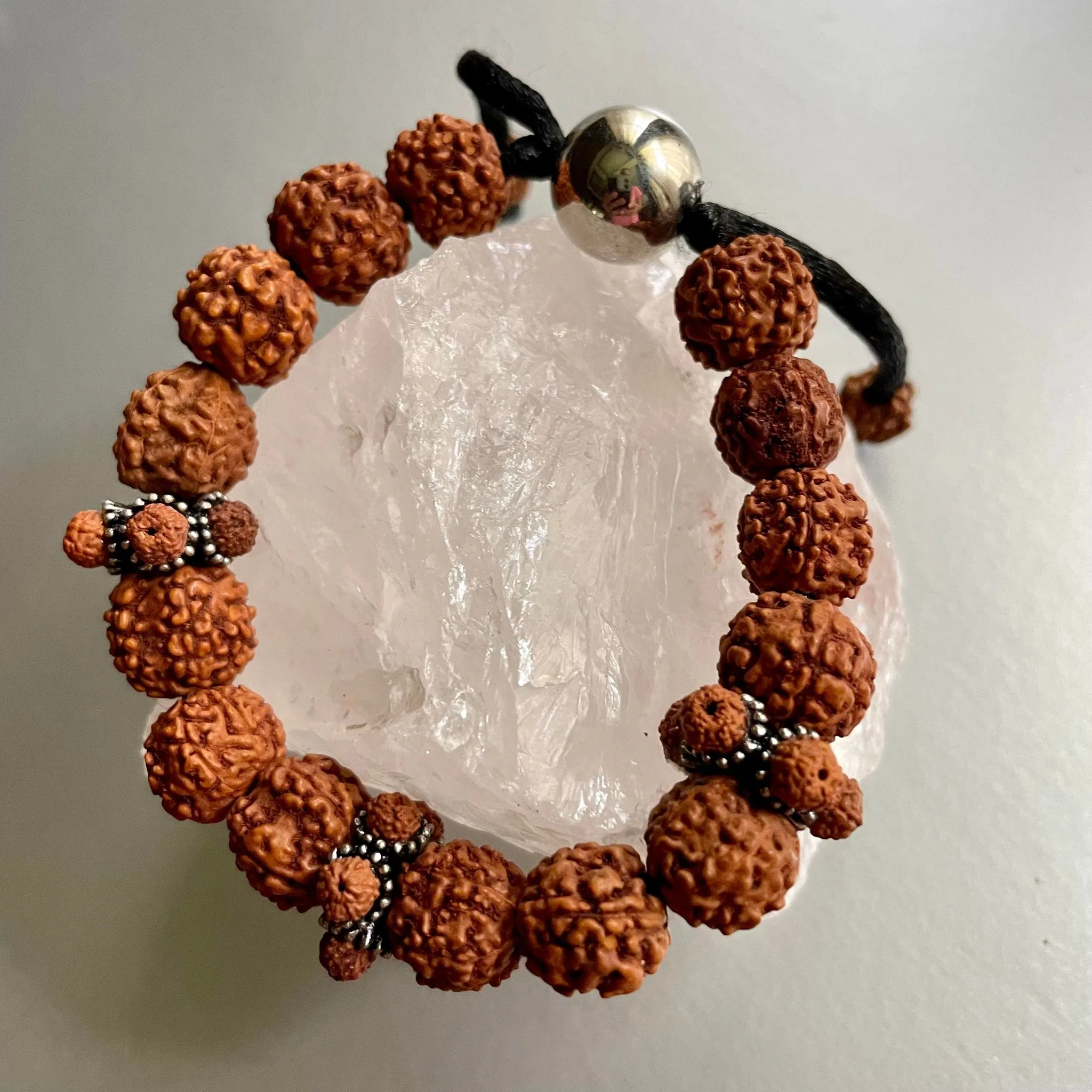 Rudraksha Adjustable Bracelet