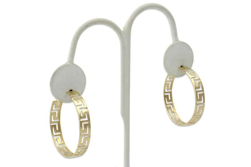 Sleek Ariadne Hoops 14K Gold Earrings