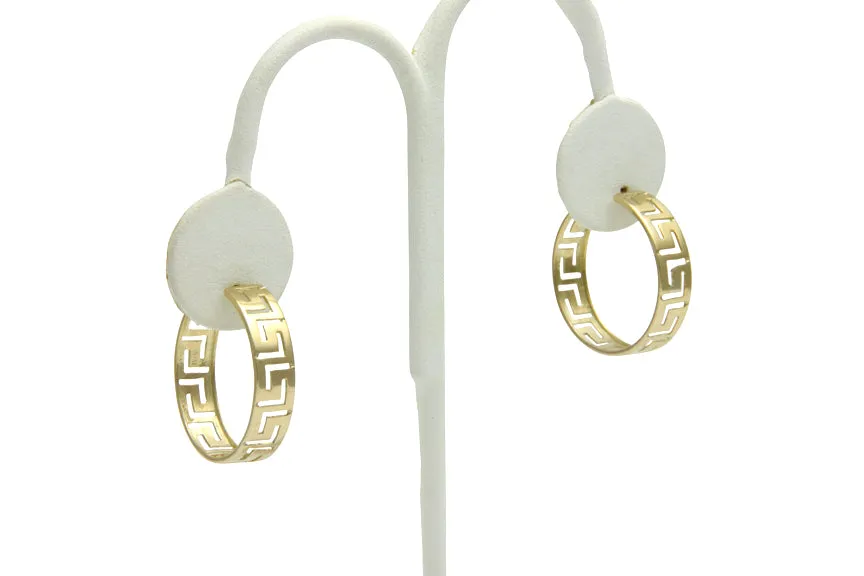 Sleek Ariadne Hoops 14K Gold Earrings