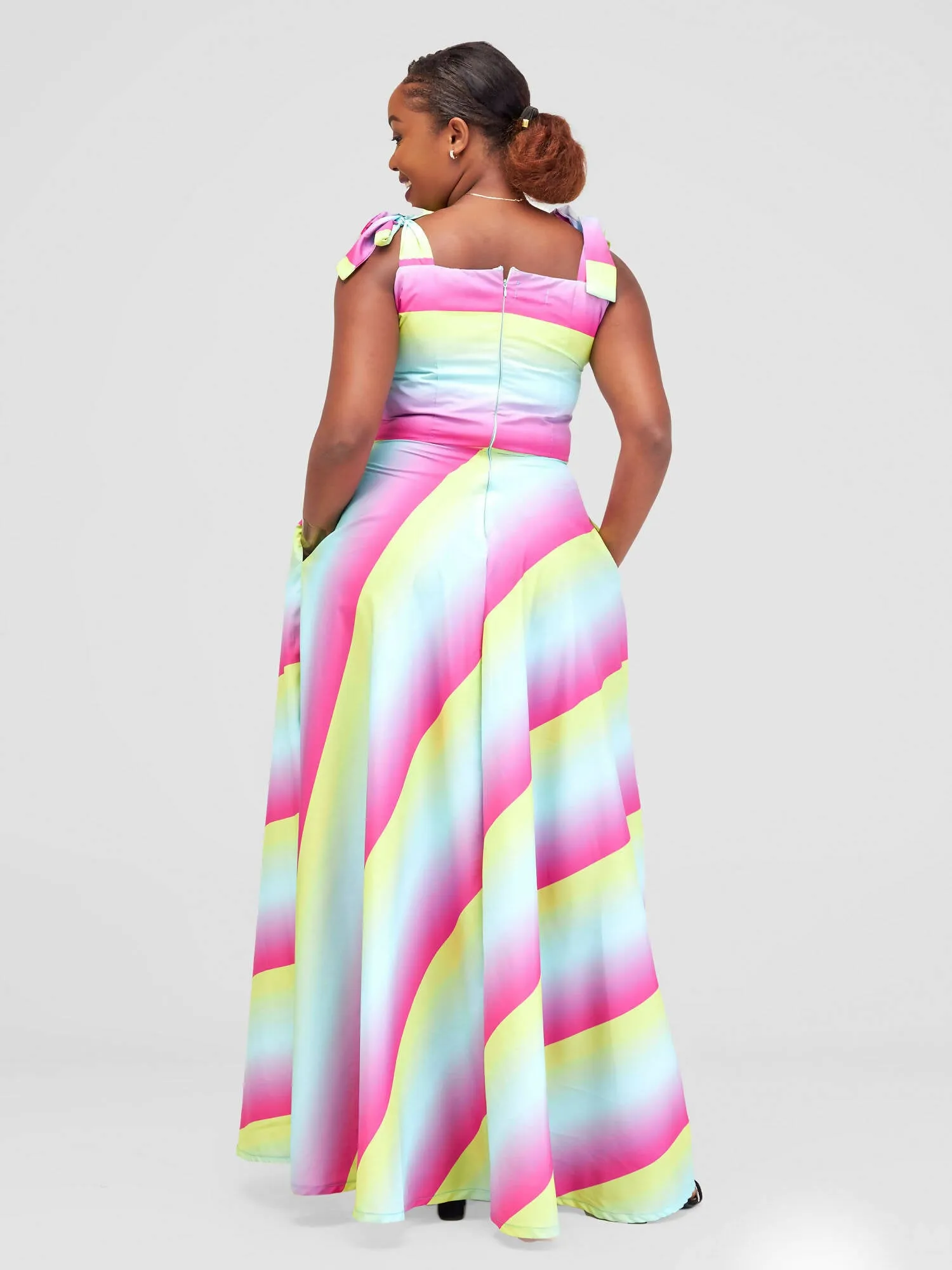 Steady Wear Princess Maxi Dress - Multicolored