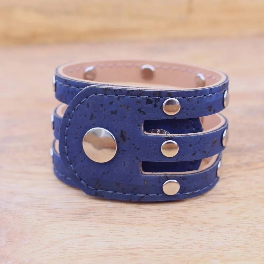 Sweet Pea Cork Studded Cuff