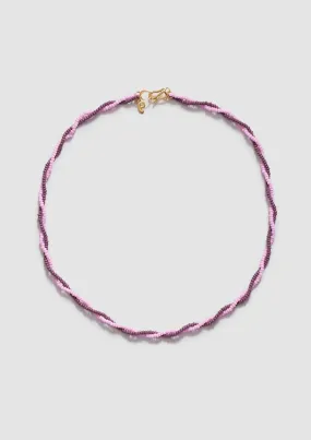 Twister Pink Purple Necklace