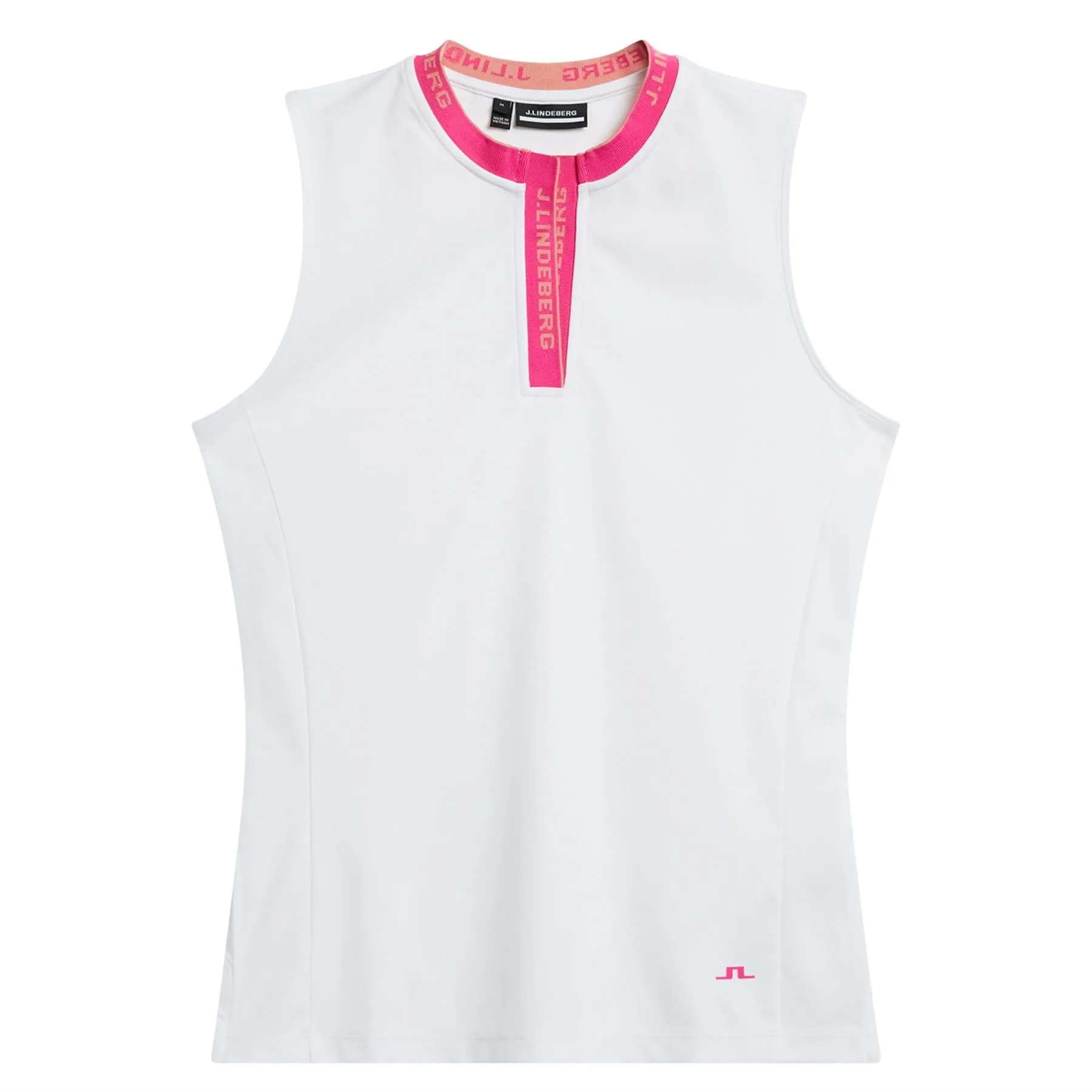 Womens Leya Sleeveless TX Jersey Polo White - SS24